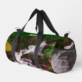 Bolso De Deporte Pequeño Pintado de aceite de cascada de bosques pequeños p