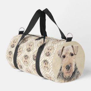 Bolso De Deporte Pequeño Pintando el miedo galés WT, arte original del perr