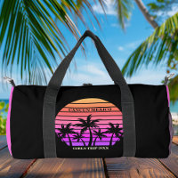 Pintoresca púrpura negra Personalizado paseo por l