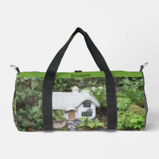 Bolso De Deporte Pequeño Pintura de algodón de jardín de flores personaliza