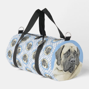 Bolso De Deporte Pequeño Pintura de Mastín Inglés Cervato Arte de Perro Ori