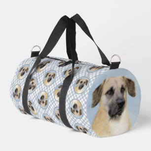 Bolso De Deporte Pequeño Pintura de Oreja Caída Chinook Arte Original de Pe