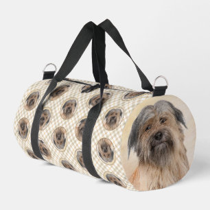 Bolso De Deporte Pequeño Pintura de pastor pirenaico cachorro de pelo largo