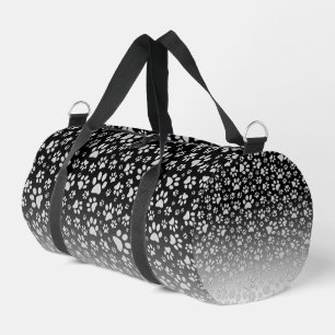 Bolso De Deporte Pequeño Pinzas de patrón plateado en el fondo del gradient