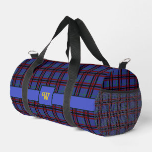 Bolso De Deporte Pequeño Plaid de tonos joya