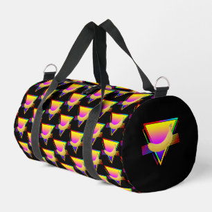 Bolso De Deporte Pequeño Plátano Retro Fruta