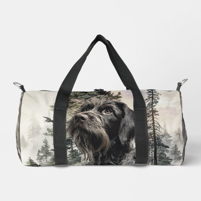Bolso De Deporte Pequeño Pointer de pelo duro alemán (Anverso)