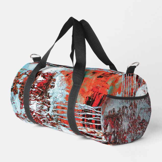 Bolso De Deporte Pequeño Print Cut Sew Bag – Corrosion Pulse (Esquina derecha)
