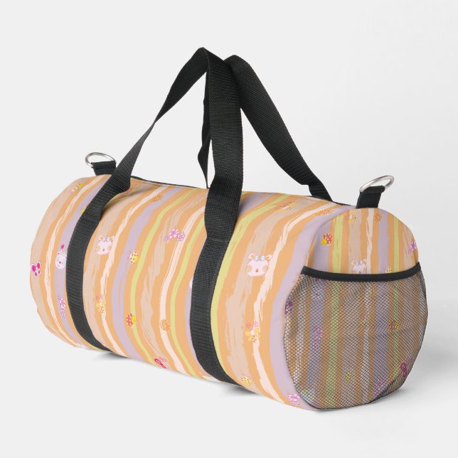 Bolso De Deporte Pequeño Print Cut Sew Small Duffel Bag – Baby Joy  (Esquina derecha)