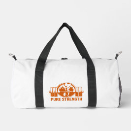 Bolso De Deporte Pequeño Pure Strength Powerlifting Logo – Gold Edition Gym