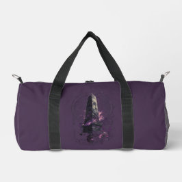 Bolso De Deporte Pequeño Purple Cosmic Obelisk Occult Dark Art Duffel Bag