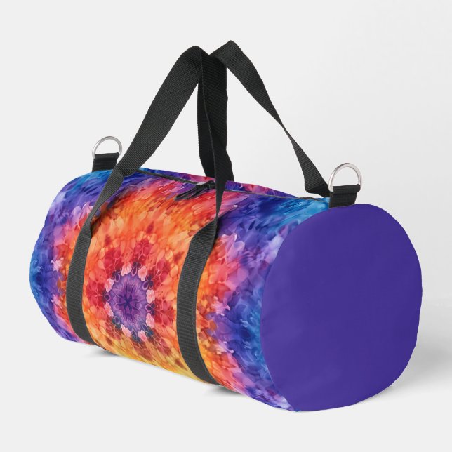 Bolso De Deporte Pequeño Púrpura Kaleidoscope (Esquina izquierda)