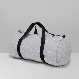 Bolso De Deporte Pequeño Purpurina plateado Textura Diamante blanco esparci