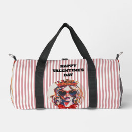Bolso De Deporte Pequeño Queen of Hearts Pop Art