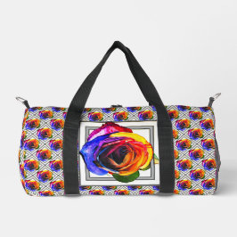 Bolso De Deporte Pequeño Rainbow Rose  