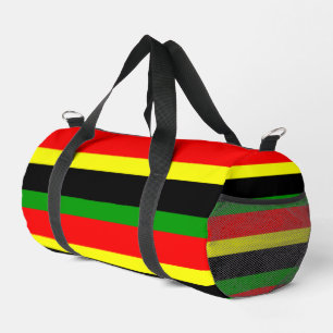 Bolso De Deporte Pequeño Rayas afrocéntricas