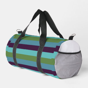 Bolso De Deporte Pequeño Rayas de armonía costera