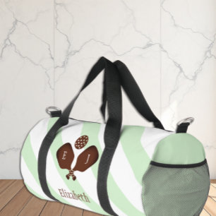 Bolso De Deporte Pequeño Rayas de Pickleball Elegantes