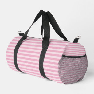 Bolso De Deporte Pequeño Rayas rosadas patrón continuo pequeño