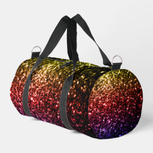 Bolso De Deporte Pequeño Rayos amarillos rojos púrpuras