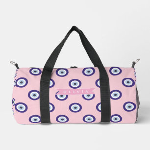 Bolso De Deporte Pequeño Regalos Personalizados con Patrón de Ojo Malo Rosa