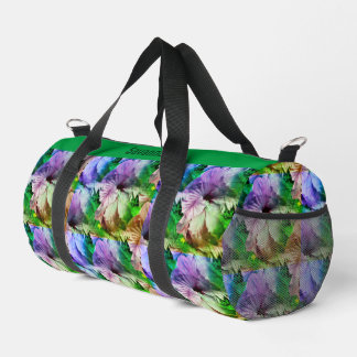 Bolso De Deporte Pequeño Resumen de las flores de Hibiscus