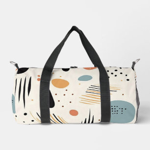 Bolso De Deporte Pequeño Retro Boho Resumen colección moderna