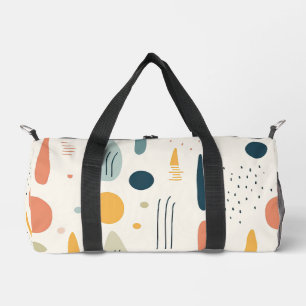 Bolso De Deporte Pequeño Retro Boho Resumen colección popular