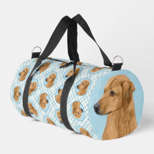 Bolso De Deporte Pequeño Rhodesia Ridgeback Pintura Red Wheaten Arte de Per