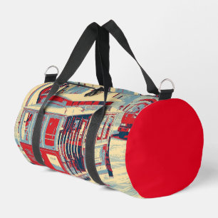 Bolso De Deporte Pequeño Rojo azul de San Francisco
