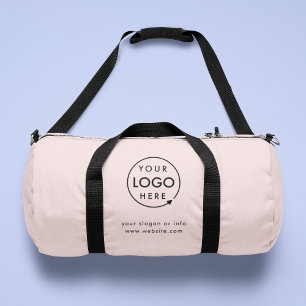 Bolso De Deporte Pequeño Rosa   Logotipo profesional