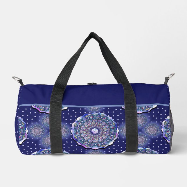 Bolso De Deporte Pequeño Rosario azul (Anverso)