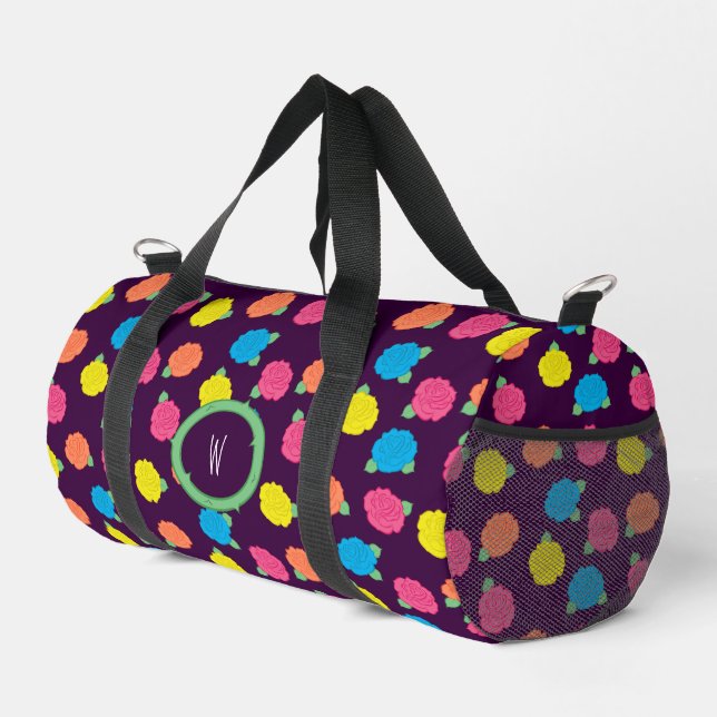 Bolso De Deporte Pequeño Rosas de neón (Esquina derecha)