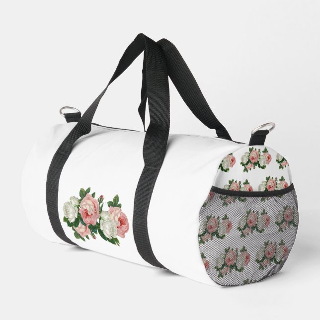 Bolso De Deporte Pequeño Rosas románticos (Esquina derecha)