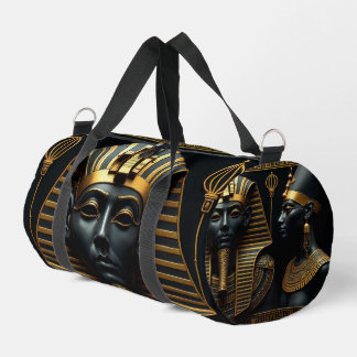 Bolso De Deporte Pequeño Royal Ancient Black & Gold | Duffel Bag
