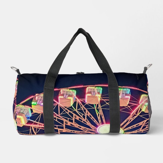 Bolso De Deporte Pequeño Rueda de la Ferris Roja (Anverso)