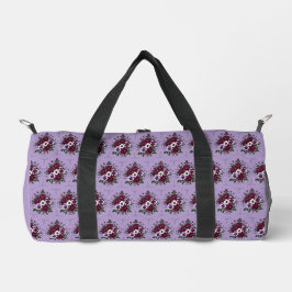 Bolso De Deporte Pequeño Sac de Sport à Motifs Bouquet de Violettes 