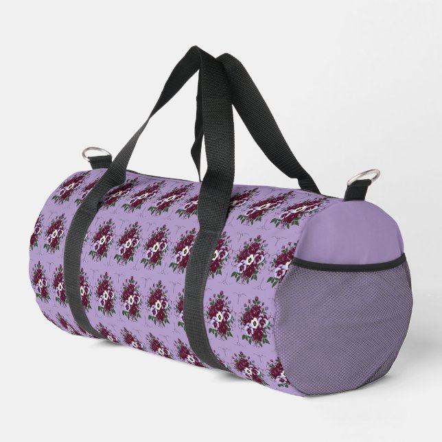 Bolso De Deporte Pequeño Sac de Sport à Motifs Bouquet de Violettes  (Esquina derecha)