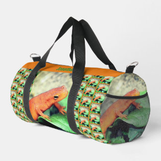 Bolso De Deporte Pequeño Salamandra naranja personalizada 