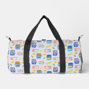 Bolso De Deporte Pequeño Sardinas y Limones