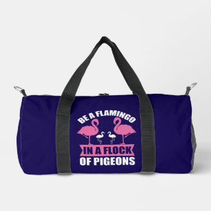 Bolso De Deporte Pequeño Ser Un Flamingo En Una Manada De Cerdos-18716