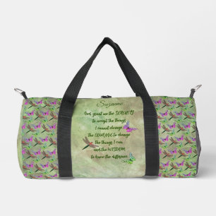 Bolso De Deporte Pequeño Serenity Prayer Butterfly Inspirador