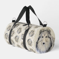Shetland Sheepdog Puppy Pintura Sheltie Perro Arte