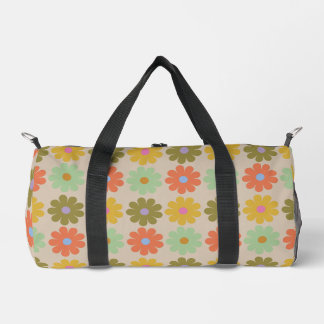 Bolso De Deporte Pequeño Simple Pastel Vintage Flower Pattern