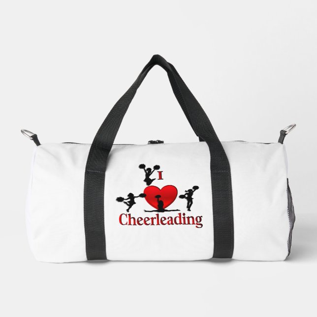 Bolso De Deporte Pequeño Singular animadora de corazón (Anverso)