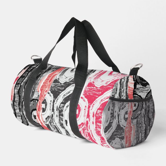 Bolso De Deporte Pequeño Small Duffel Bag – Abstract Land (Esquina derecha)