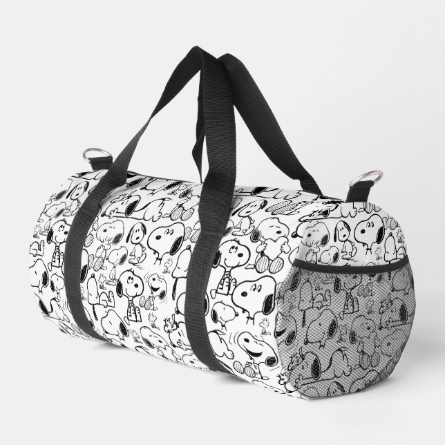 Bolso De Deporte Pequeño Snoopy Smile Giggle Lauggle Pattern (Esquina derecha)