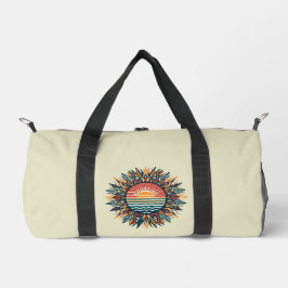 Bolso De Deporte Pequeño Sol Tribal de Verano