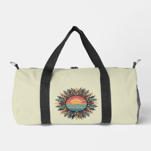 Bolso De Deporte Pequeño Sol Tribal de Verano