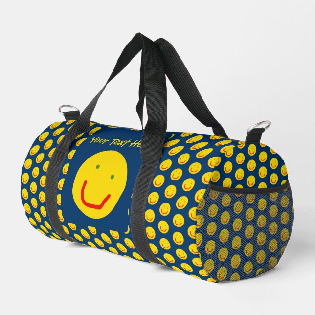 Bolso De Deporte Pequeño Sonriente Sol feliz cara (Esquina derecha)